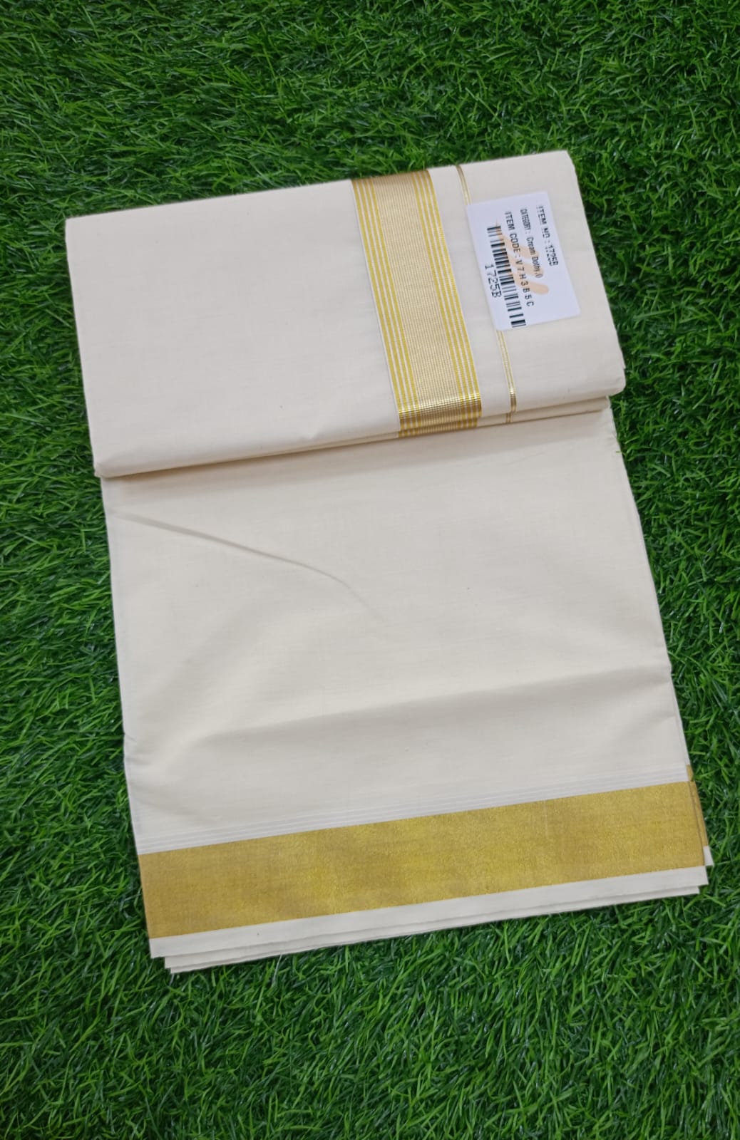 1/2 1/2 Supream Gold + Silver Sp Cream Dhothi