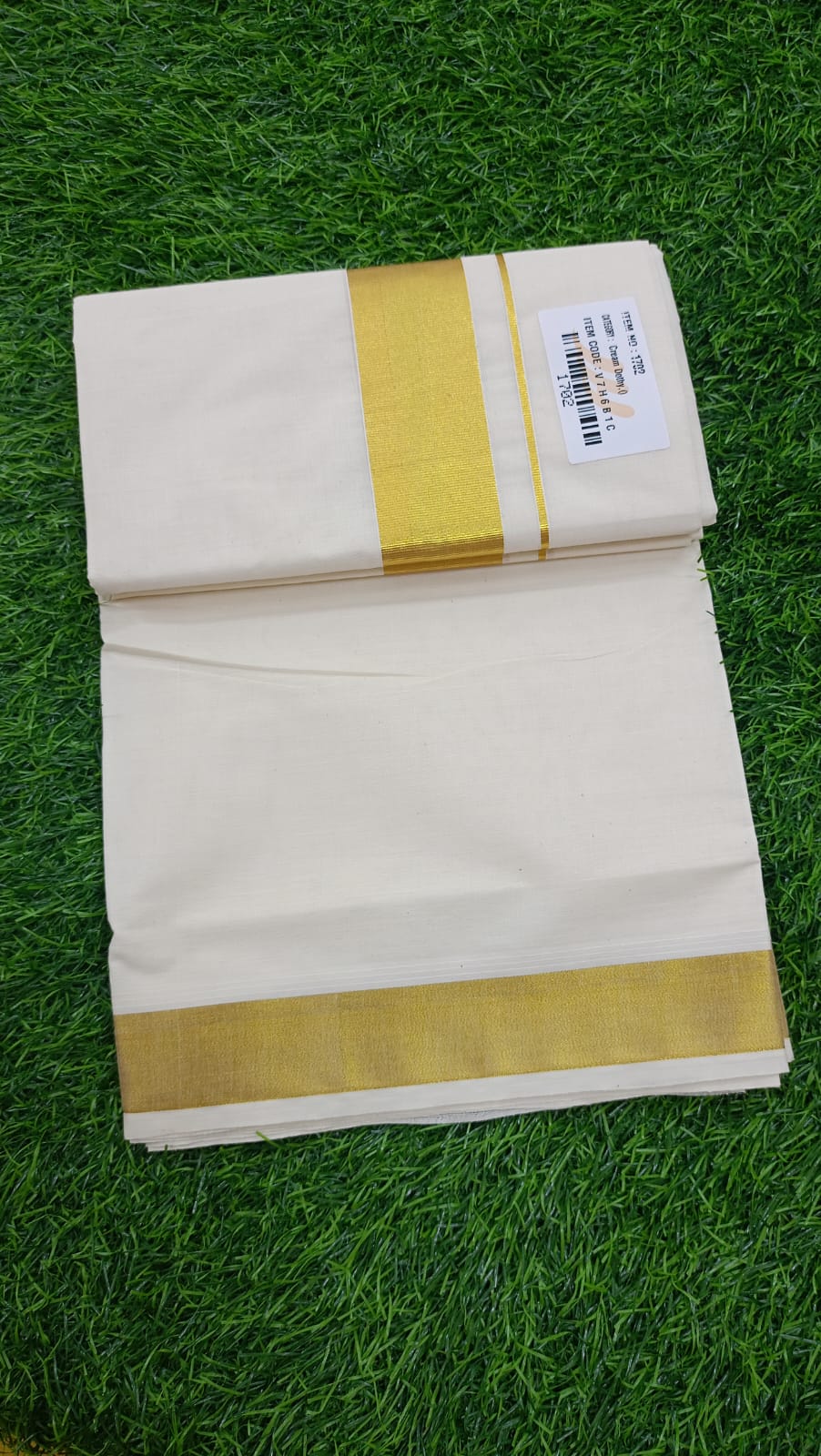 2" Light Half Fine Jari Suprem Cream Dothy