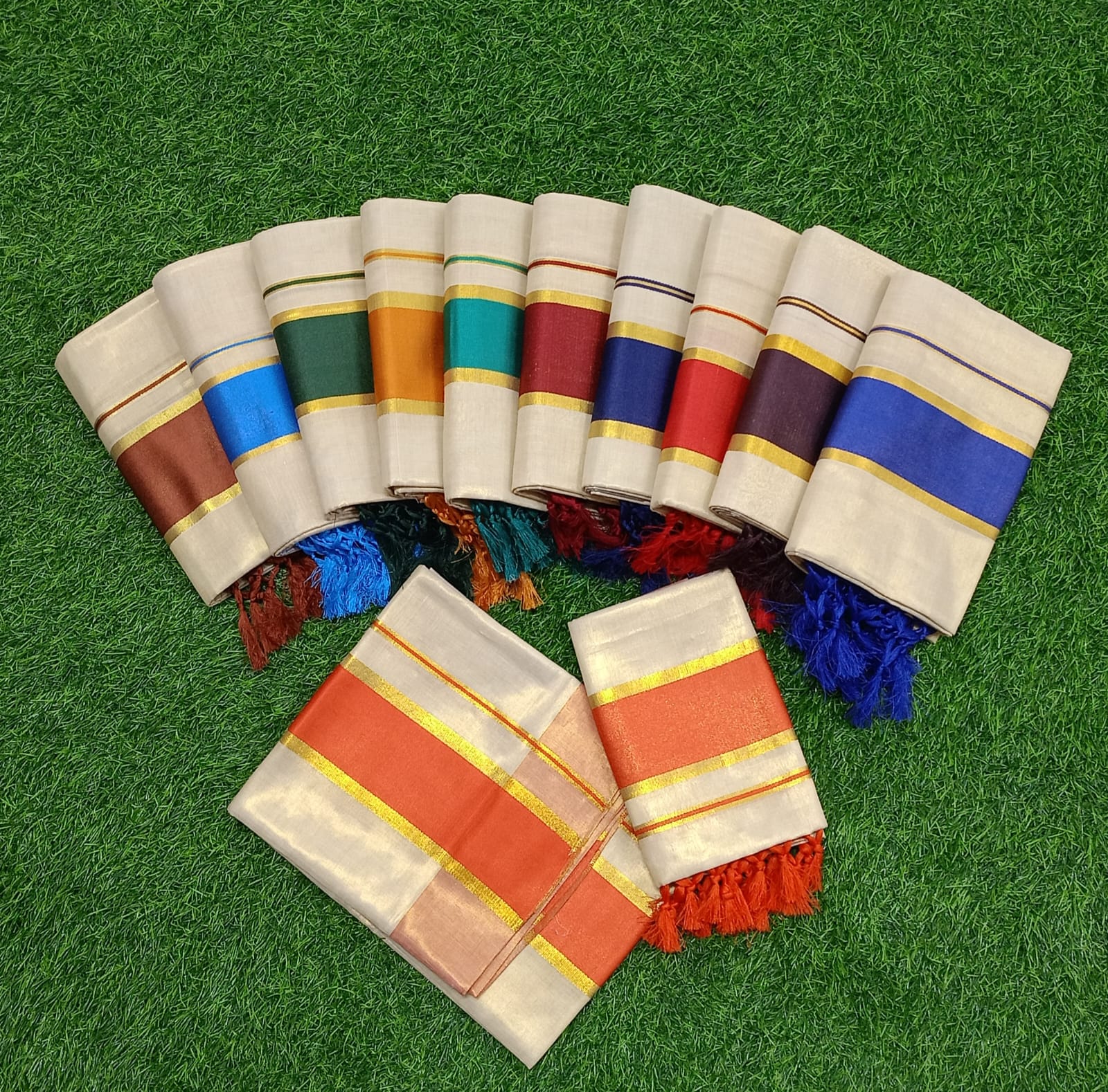 Colour Kottar  Tissue Kunjalam Single Set