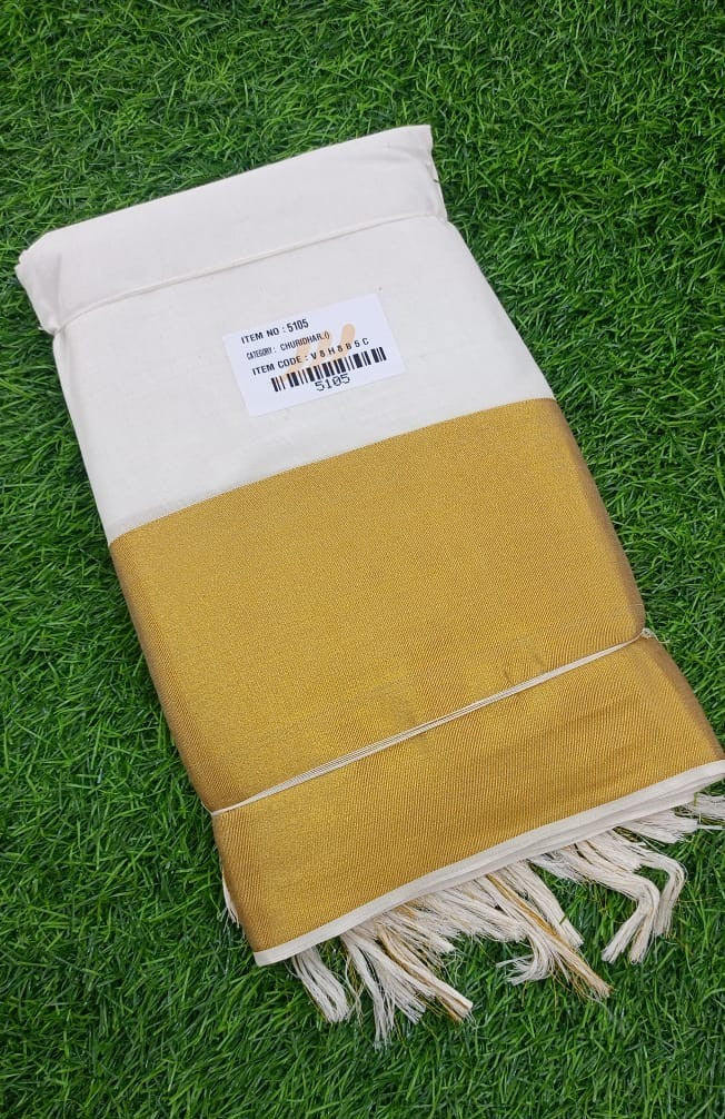 Cotton 10"Border Churidhar Set