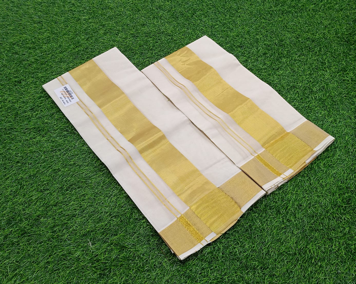 Cotton Plain Jari Set Mund