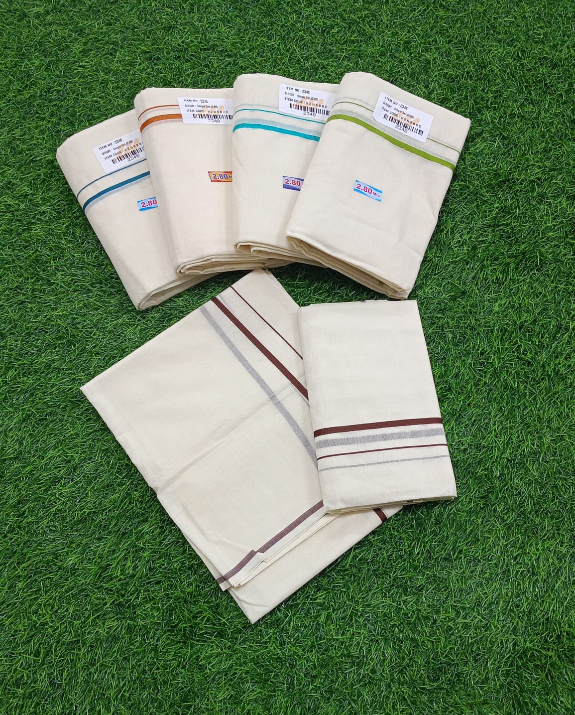 Cotton Puliyilakkara Set Mund