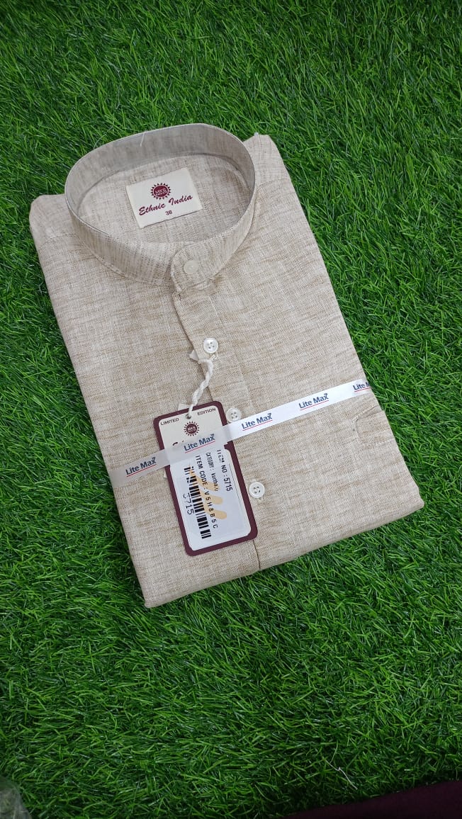 Cream Coloured Kurtha