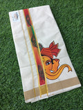 Ganapathi Hand Painting Dhothi