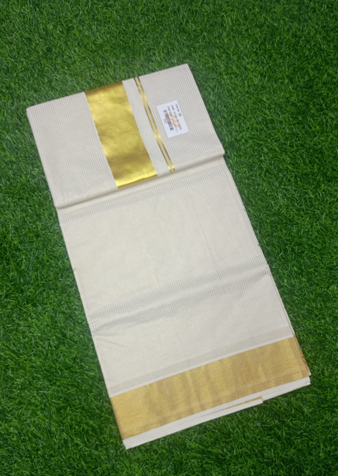 Gold Jari Body Lines Saree