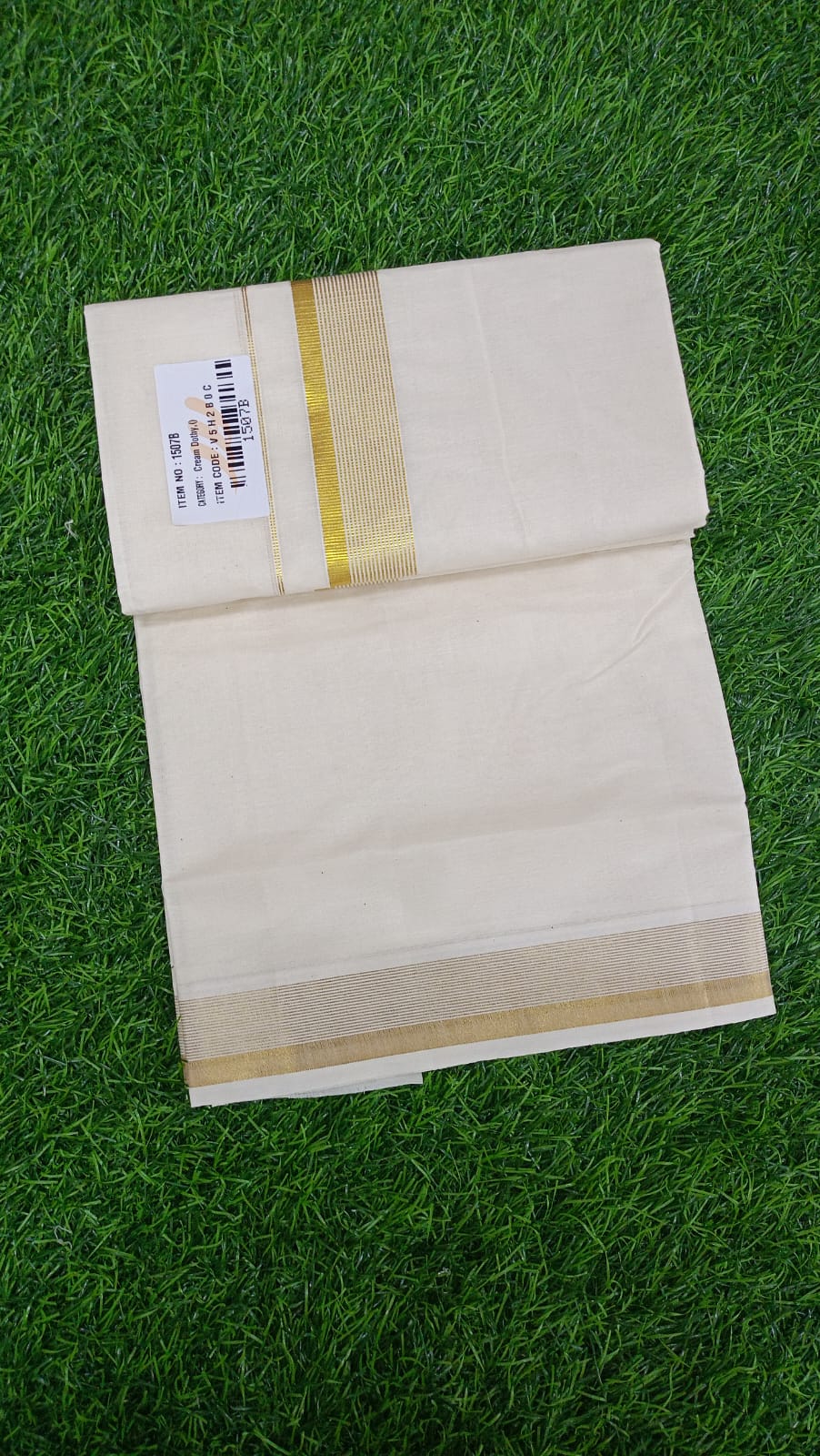 Golden Lines Fancy Dhothi