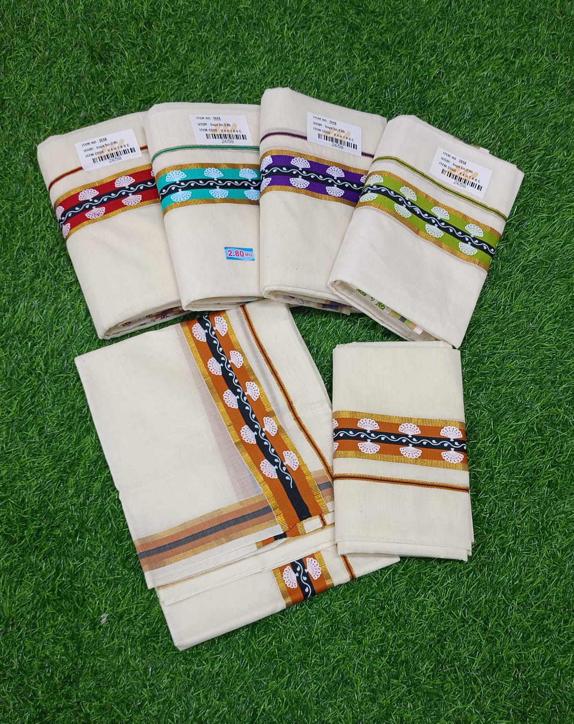 Guri White Running Print Set Mund