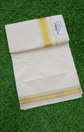 Half Fine Jari Fancy Suprem Cream Dhothi