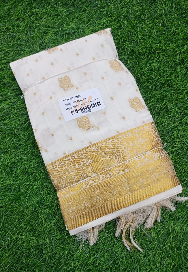 Kora Pranavi Empose Jaqurd Border Dhaman