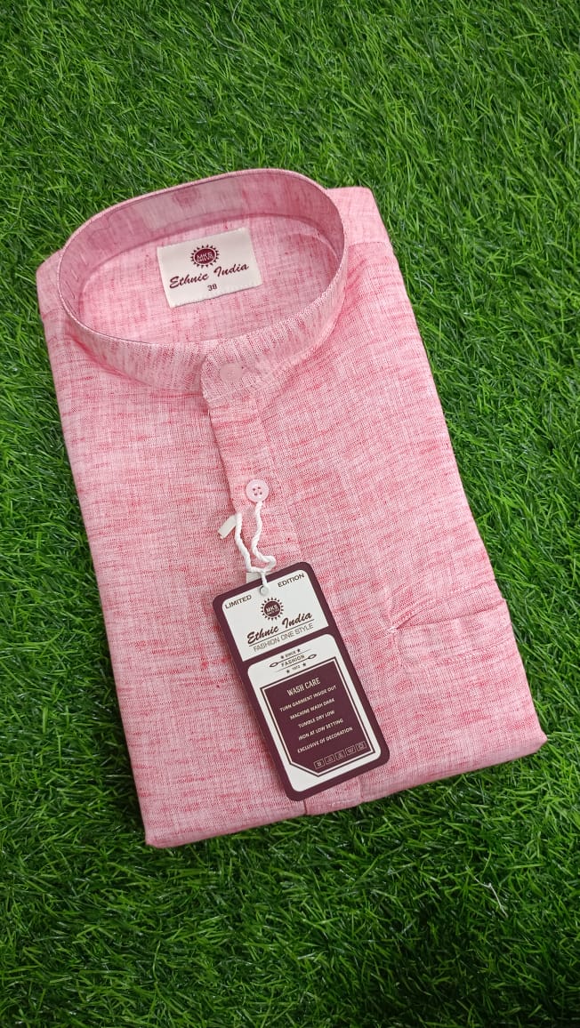 Pink Coloured Kurtha