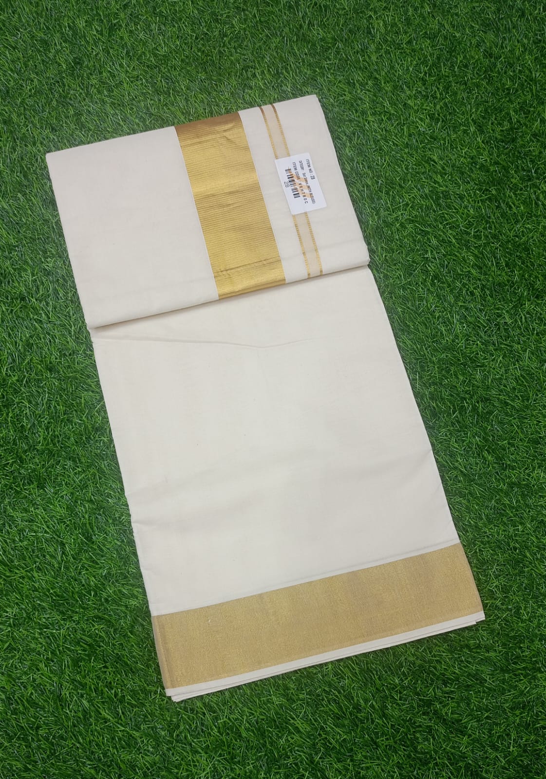 Plain Light Jari Saree